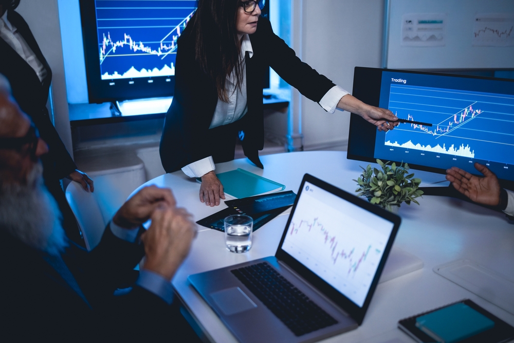 Team of crypto traders using Exodus desktop wallet