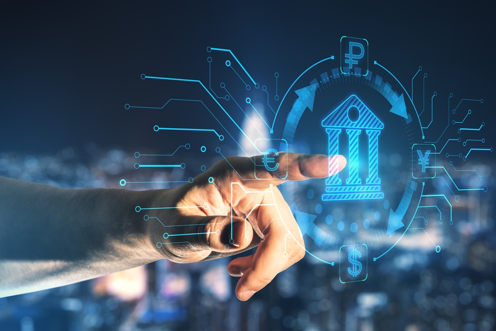 Online Banking Digital Money Concept