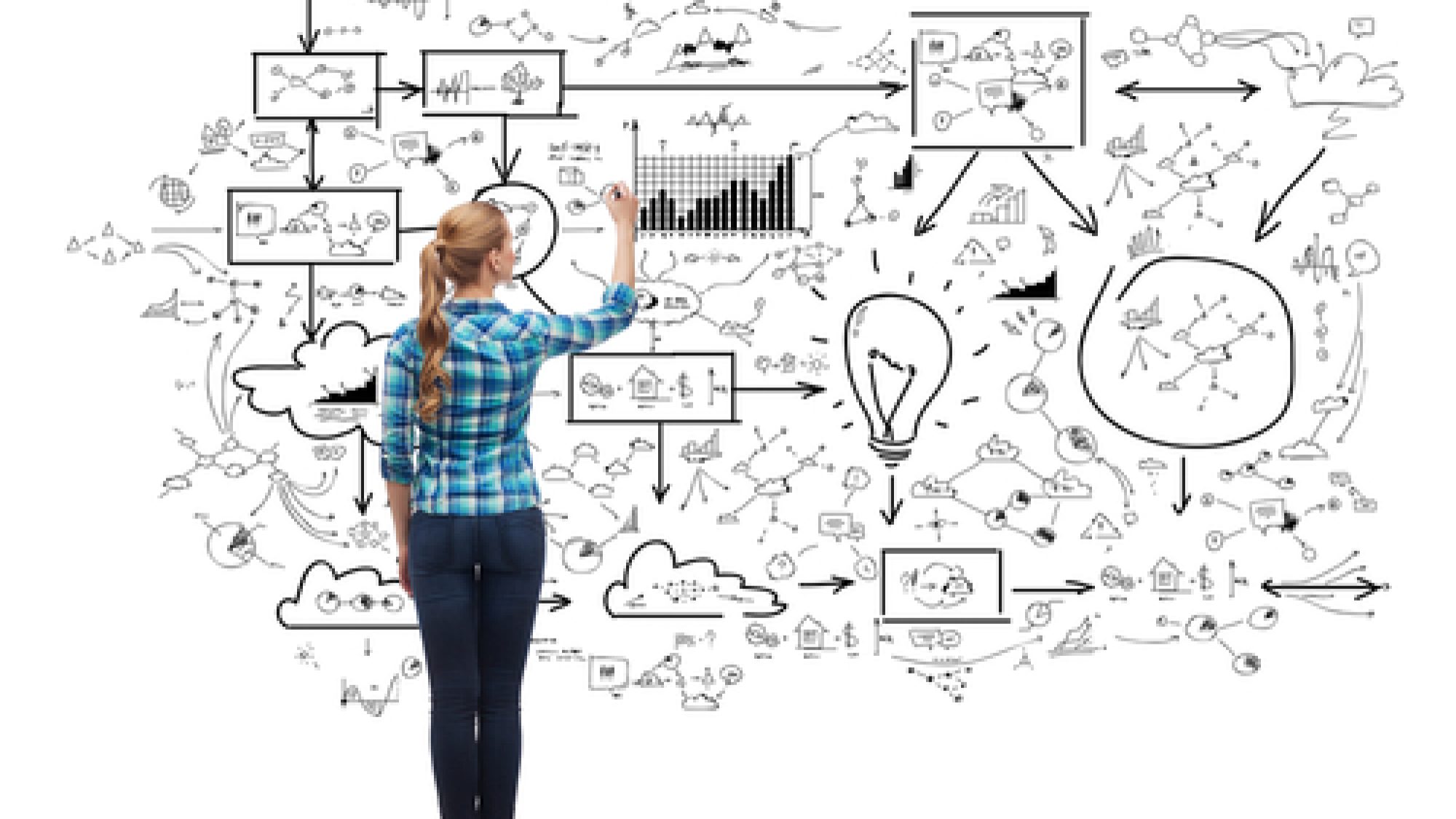 Education,And,Advertising,Concept,-,Young,Woman,From,The,Back