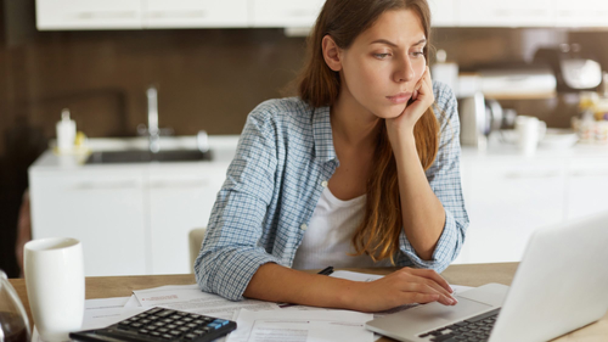 People,,Accounting,,Finances,,Family,Budget,And,Financial,Issues,Concept.,Serious