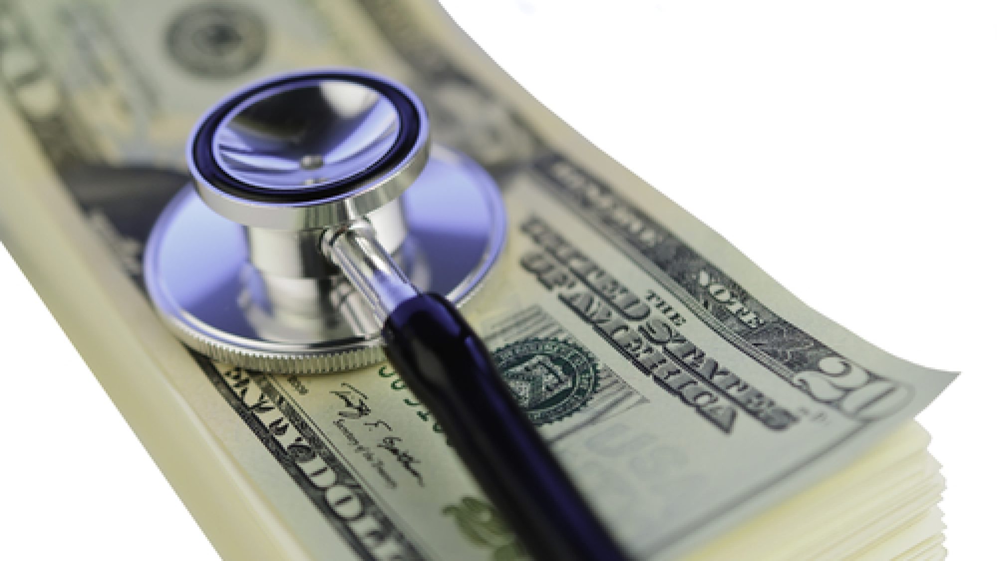 Examination,Of,Financial,Condition:,Stethoscope,On,Pile,Of,U.s.,Twenty-dollar